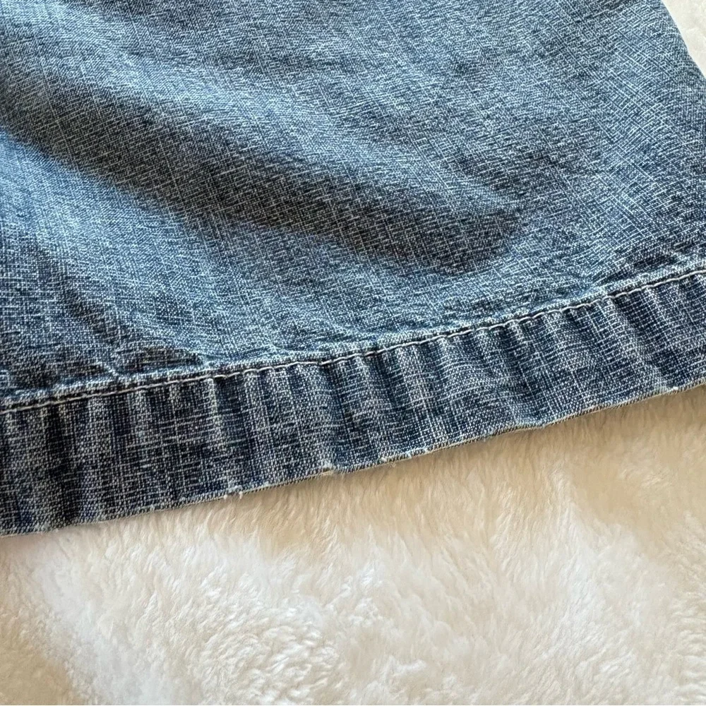 Rare Vintage 2001 Women's Levi's Denim Jean Shorts Size 10 Zipper Fly (32x4.5) - Picture 14 of 16